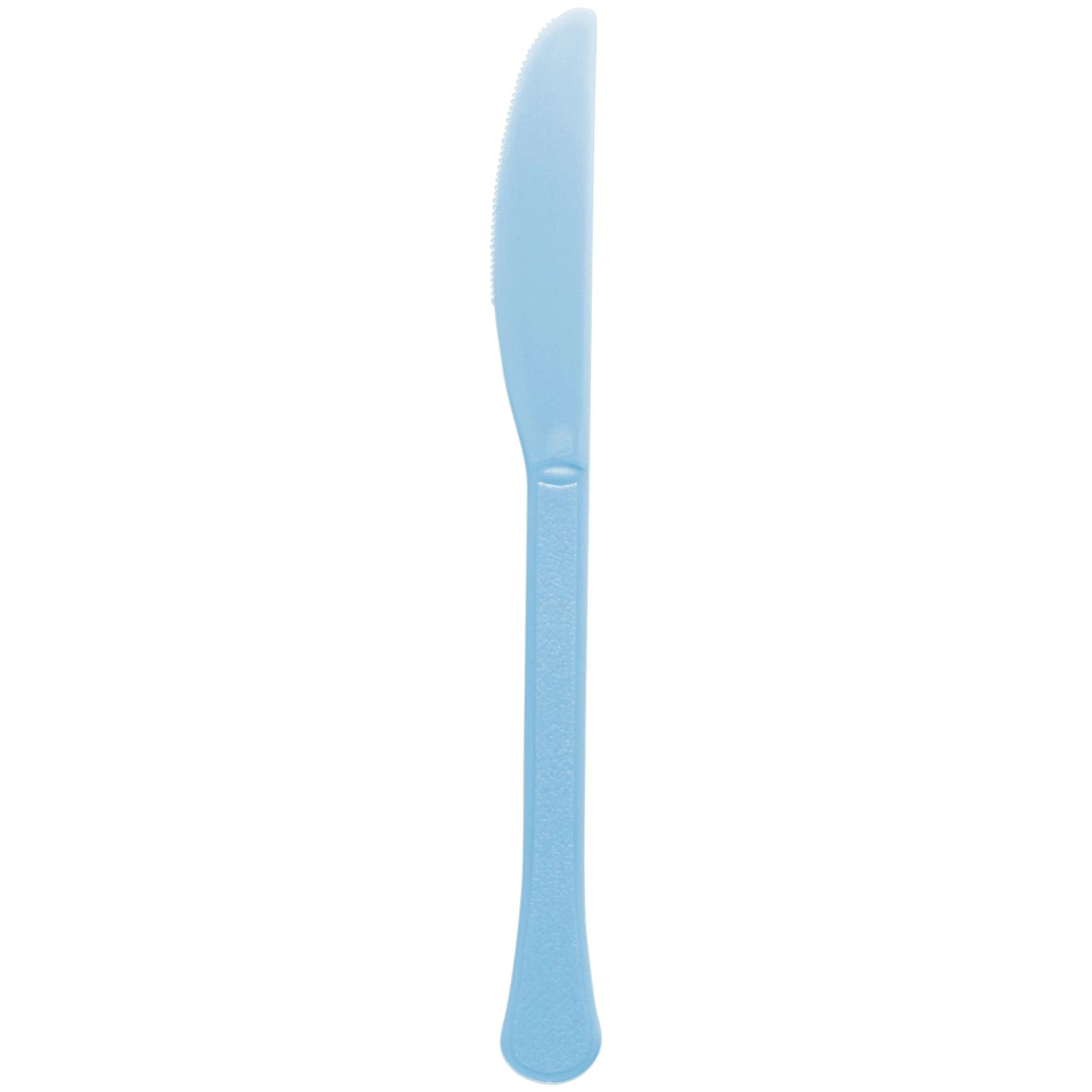 PLASTIC KNIVES PASTEL BLUE
