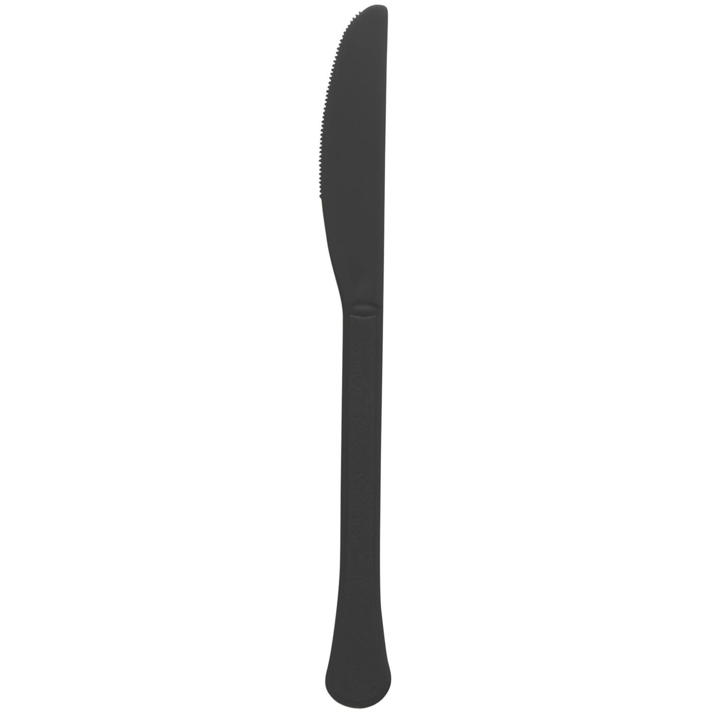 PLASTIC KNIVES JET BLACK