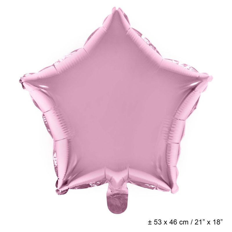 PINK STAR 18" MYLAR-PKG