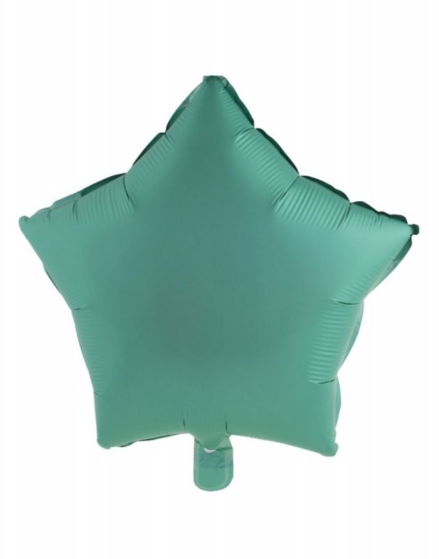 MATTE TEAL STAR 18" MYLAR-PKG
