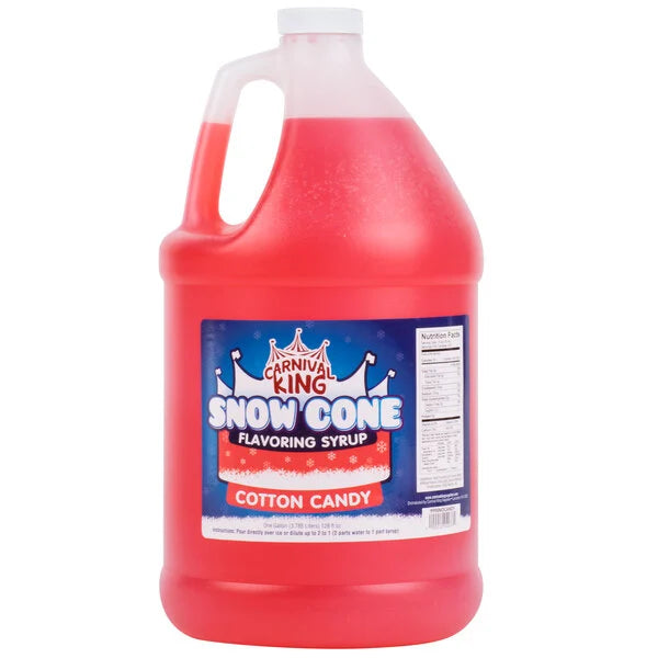 COTTON CANDY SNOW CONE SYRUP 1GA