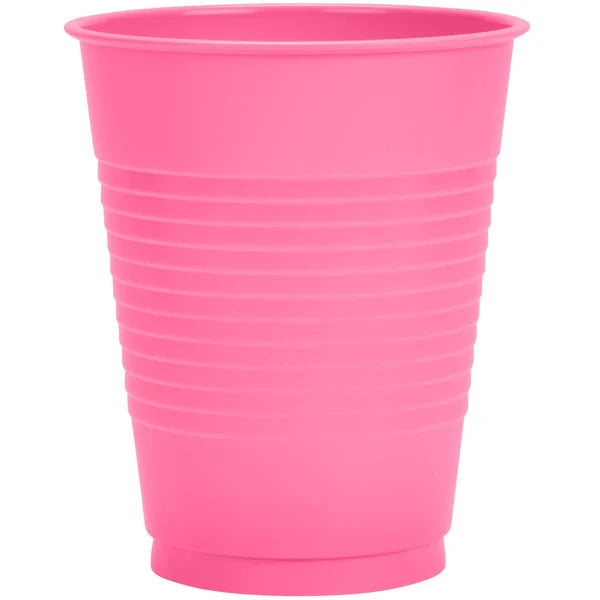 CANDY PINK 16OZ PL CUPS