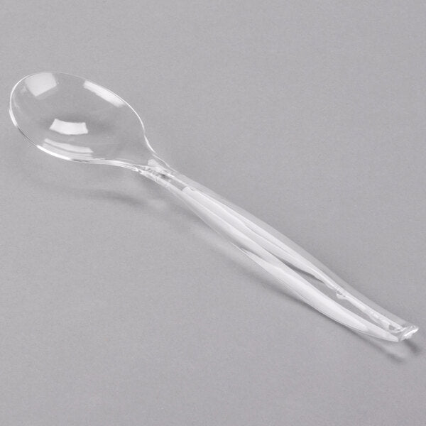 VISIONS 10" CLEAR SERVING SPOON 6PK