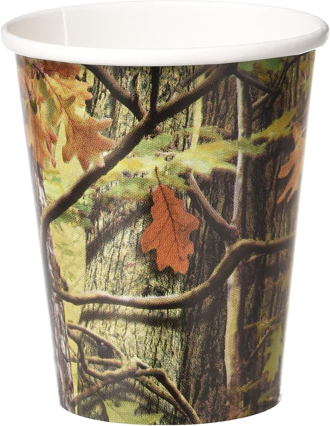 HUNTING CAMO 9OZ PAPER CUPS