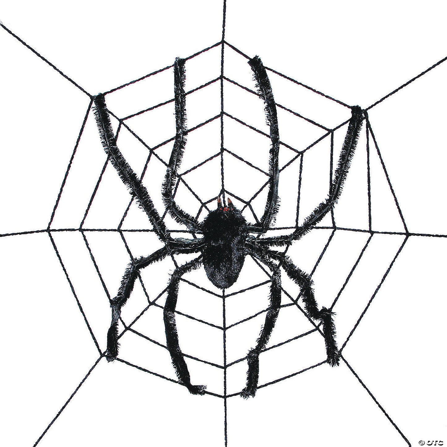 96" SPIDER WEB W/ SPIDER DECOR