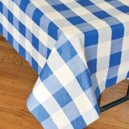 BLUE CLASSIC PLAID LAMINATED PPR TC
