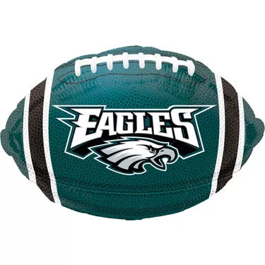 NFL EAGLES FOOTBALL SHAPED 18" MYLAR