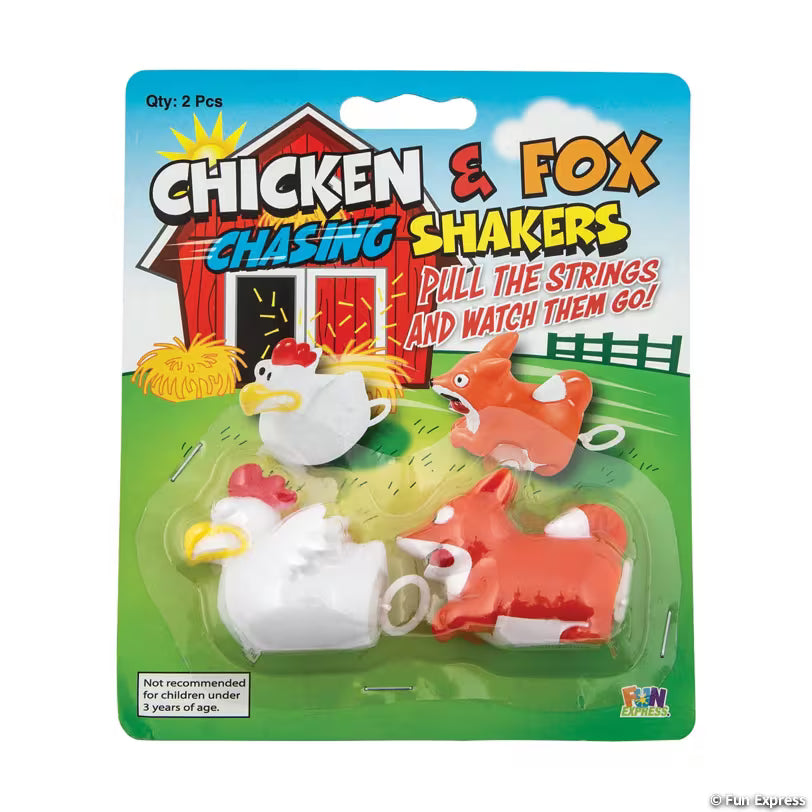 CHICKEN & FOX PULL TOY