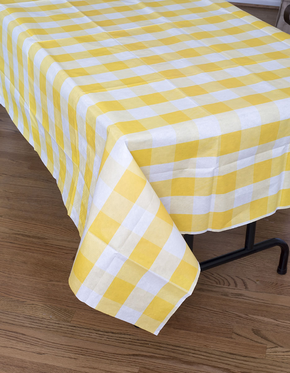 YELLOW CLASSIC PLAID LAMINATED PPR TC