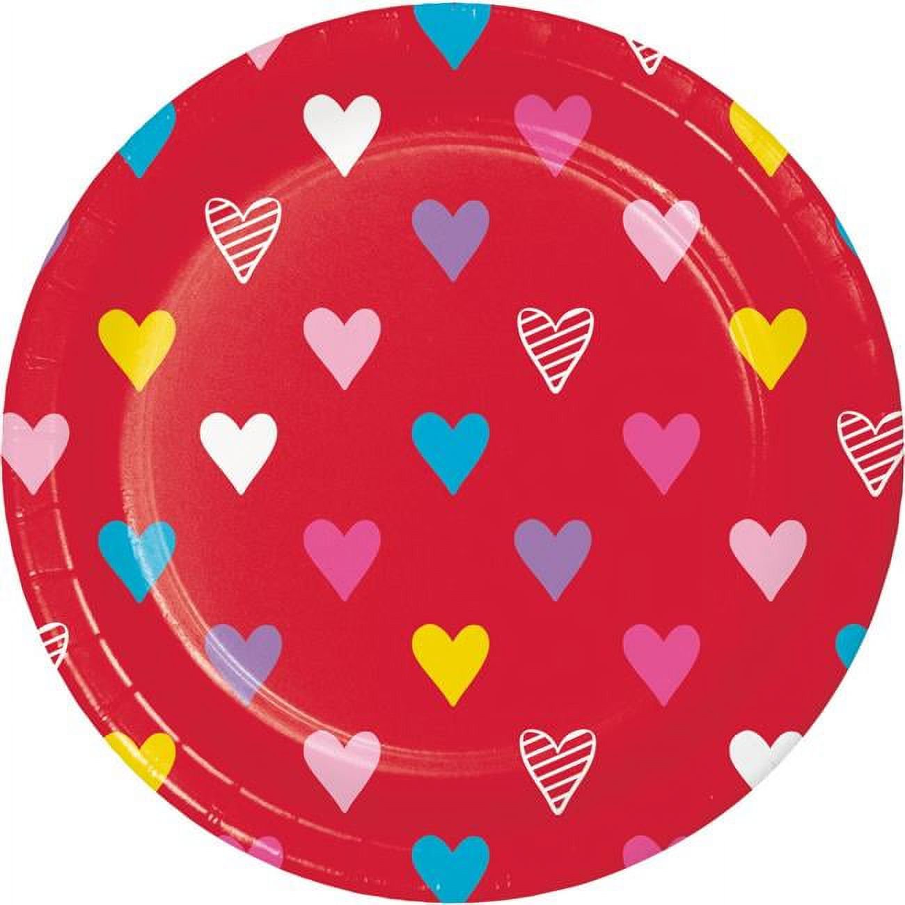 VALENTINE'S SYMBOLS 7" PLATES