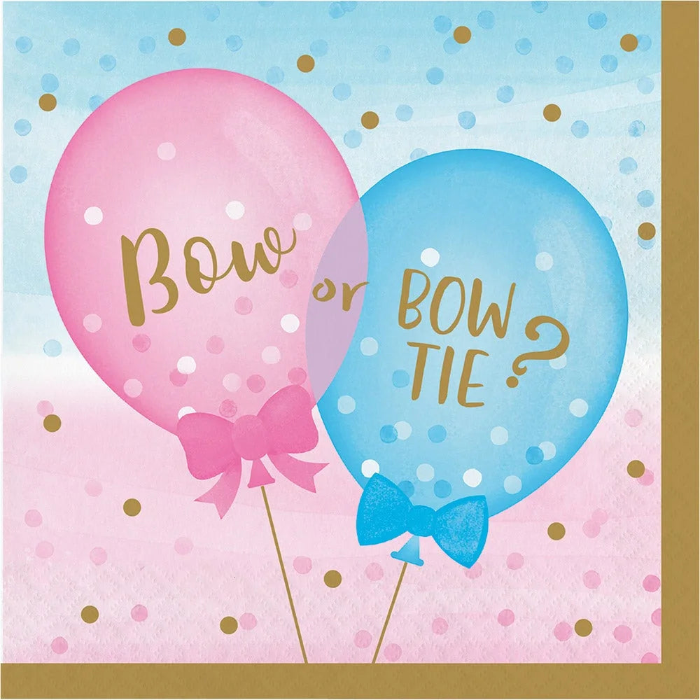LUNCHEON NAPKINS GENDER REVEAL