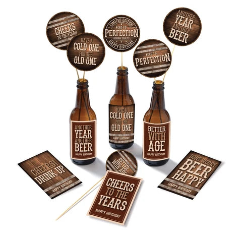 AGED TO PERFECTION PICKS & LABELS 12CT