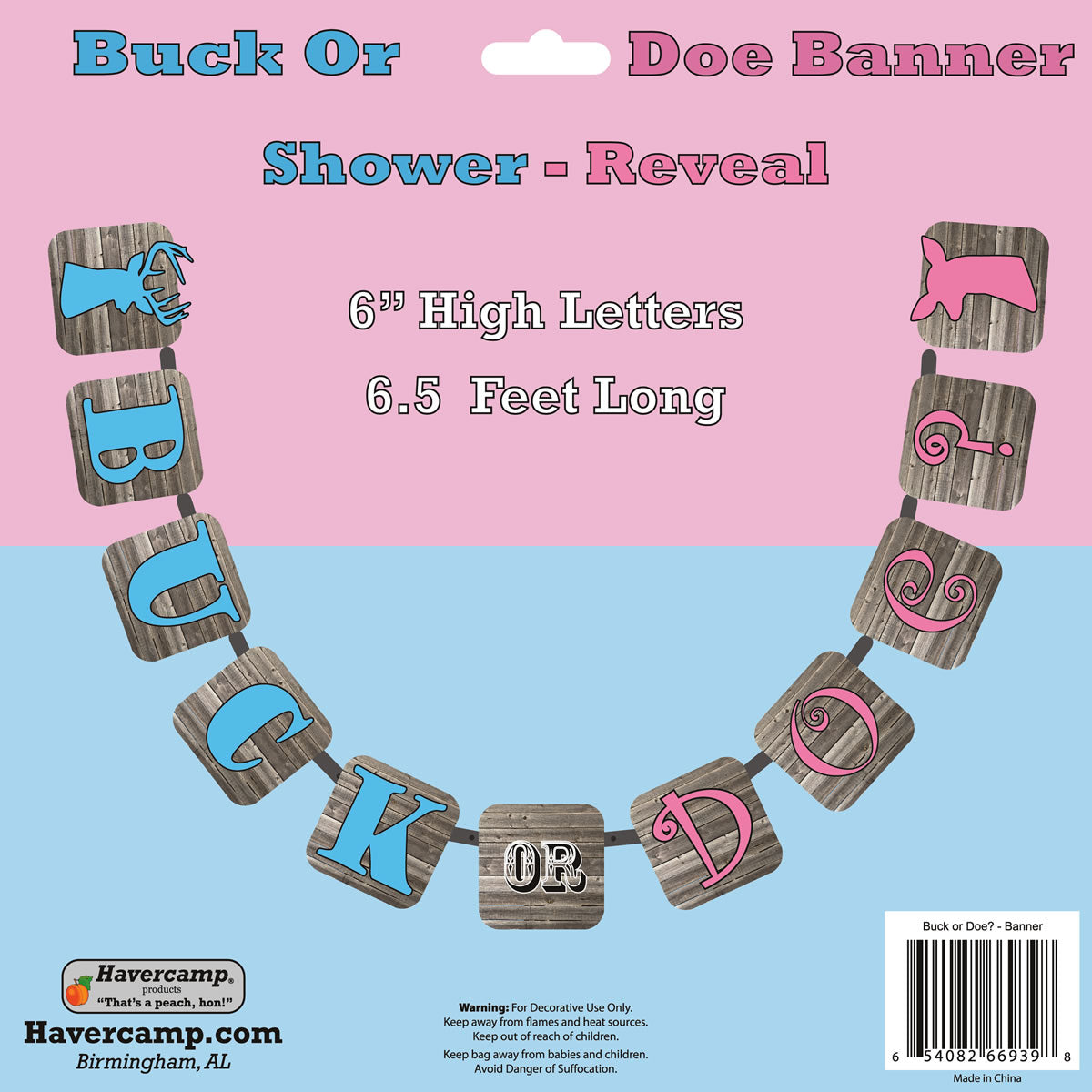 BUCK OR DOE? BANNER