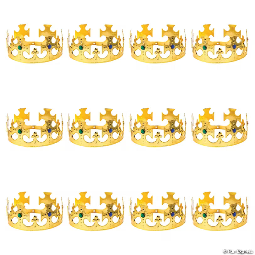 GOLD JEWELED CROWN