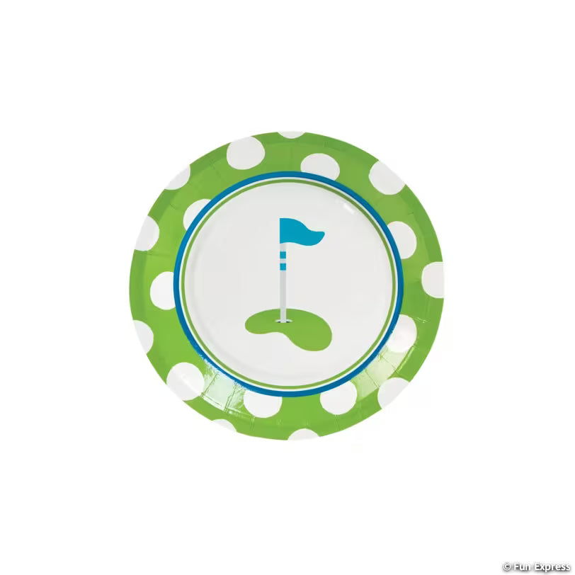 PAR-TEE GOLF 7" PPR PLATES 8CT