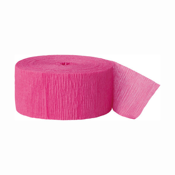 HOT PINK CREPE PAPER 81'