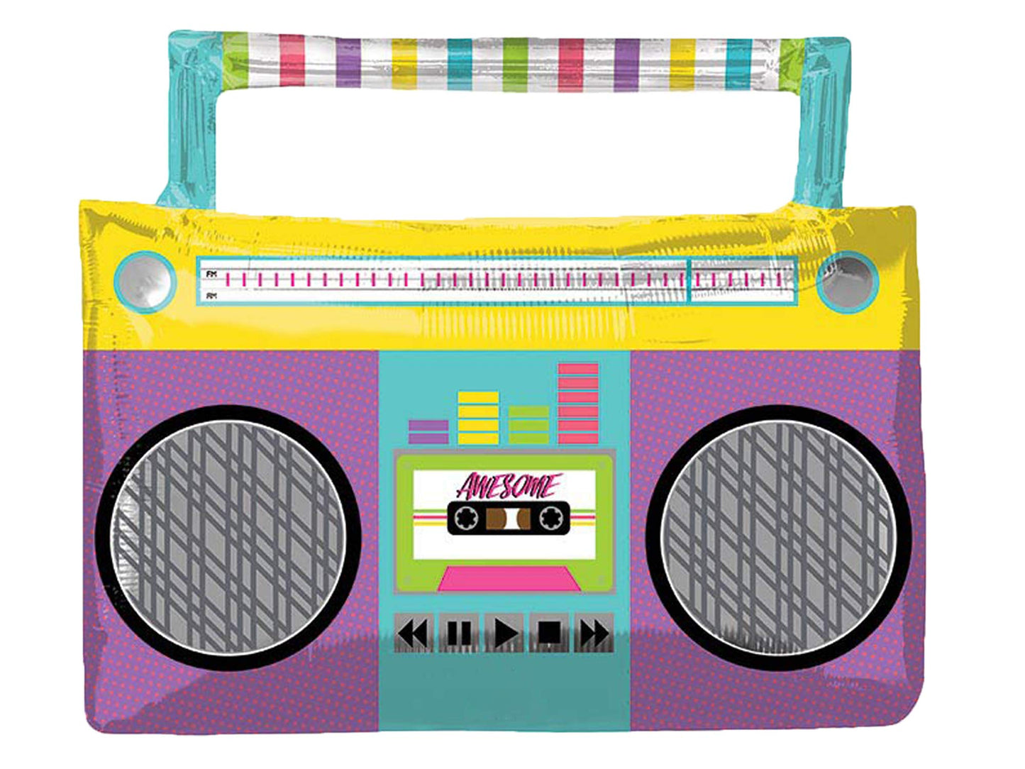 AWESOME PARTY BOOMBOX 27" SUPERSHAPE