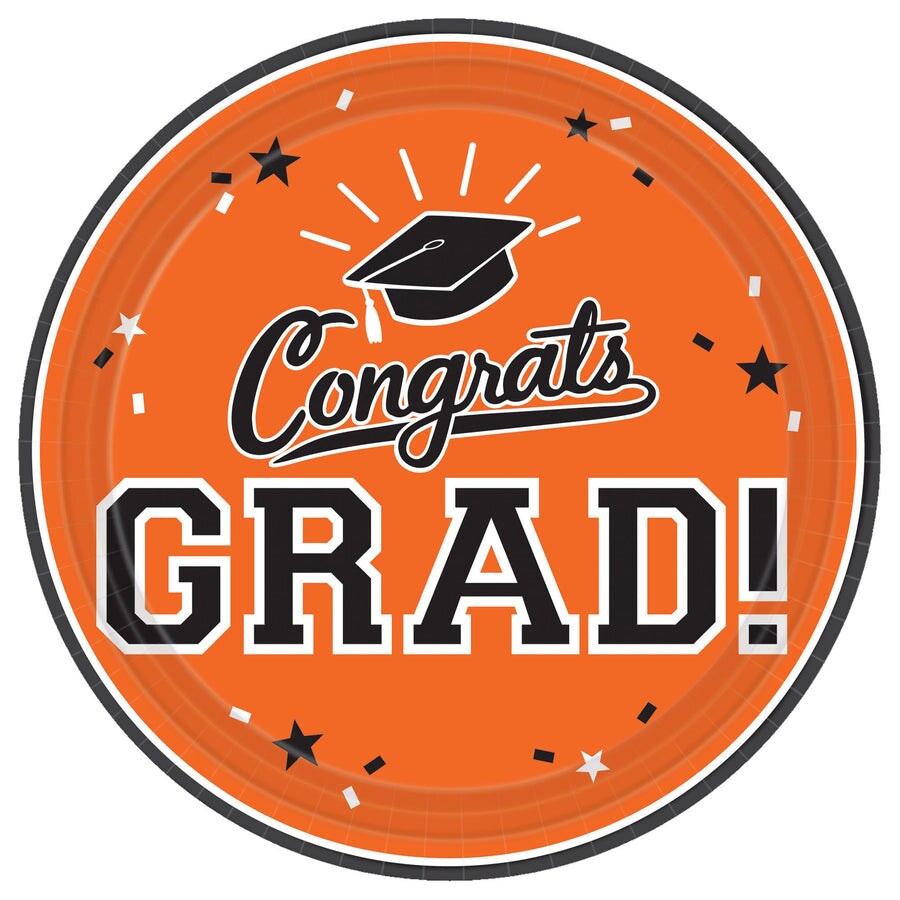 SCHOOL COLORS PRIDE ORG 7" PLA