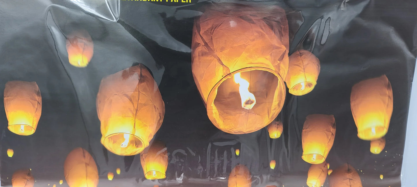 SKY LANTERN ASST COLORS