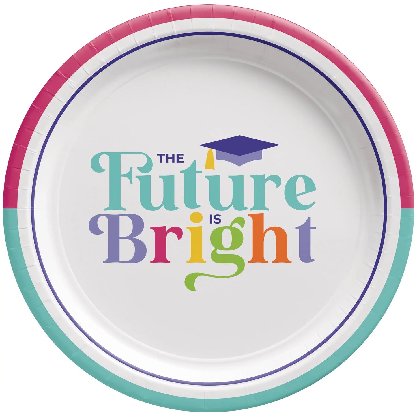 THE FUTURE IS BRIGHT 10" PPR PLATE