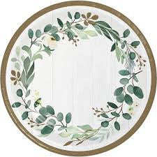 EUCALYPTUS GREENS 10" PLATES