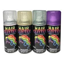 PURPLE GLITTER HAIRSPRAY