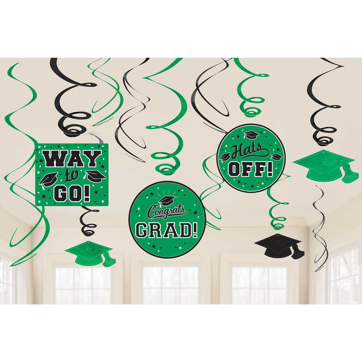 SWIRL DECOR VALUE PACK - GREEN