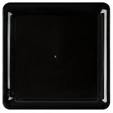 12" SQUARE TRAY BLACK