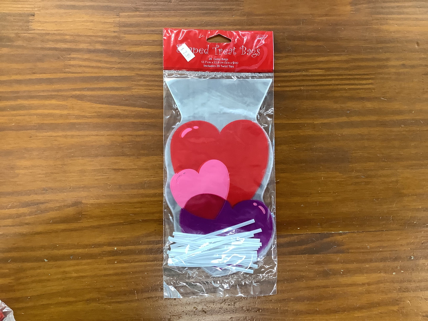 HEART SHAPED TREAT BAGS