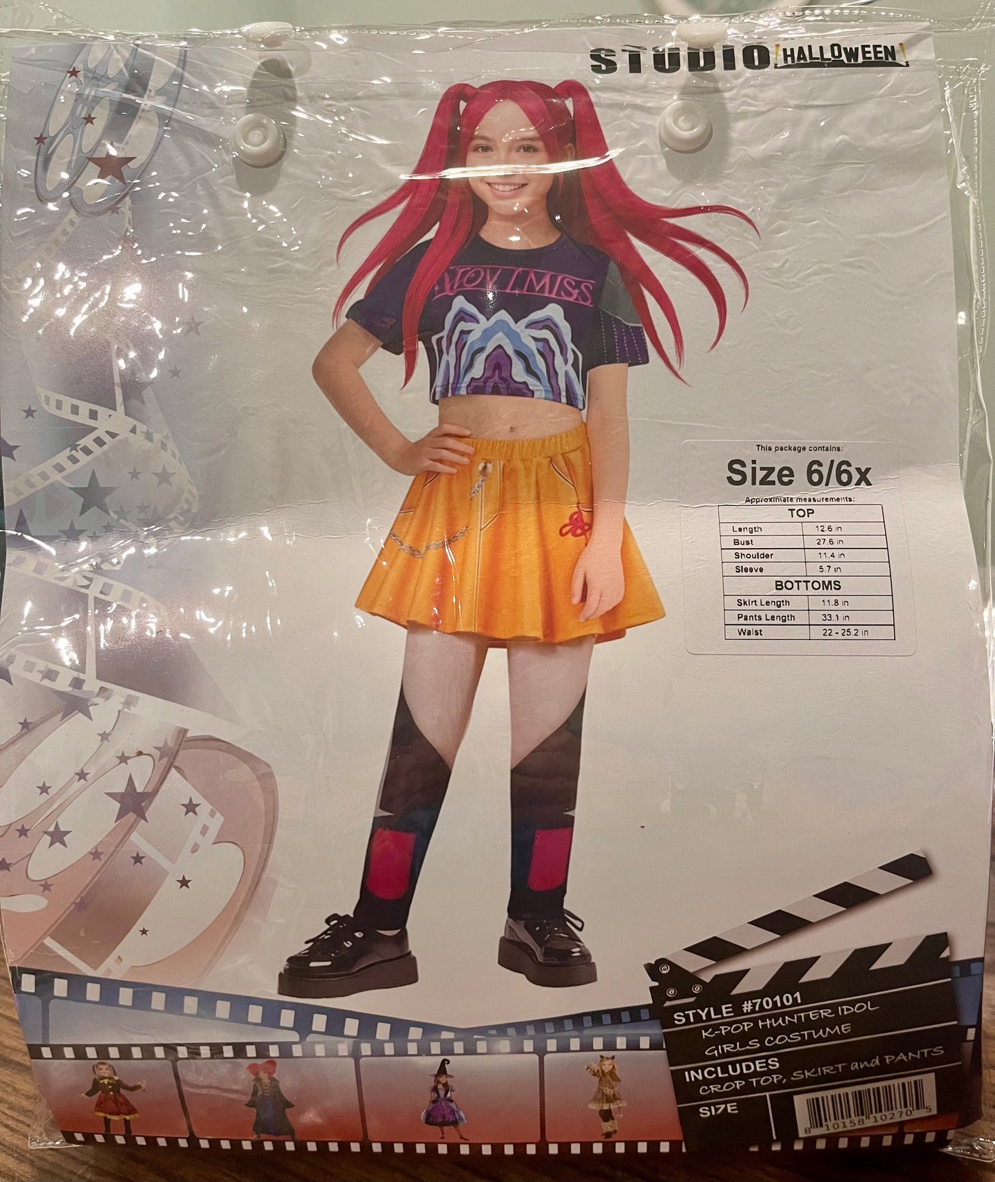 KPOP HUNTER IDOL GIRLS SMALL COSTUME