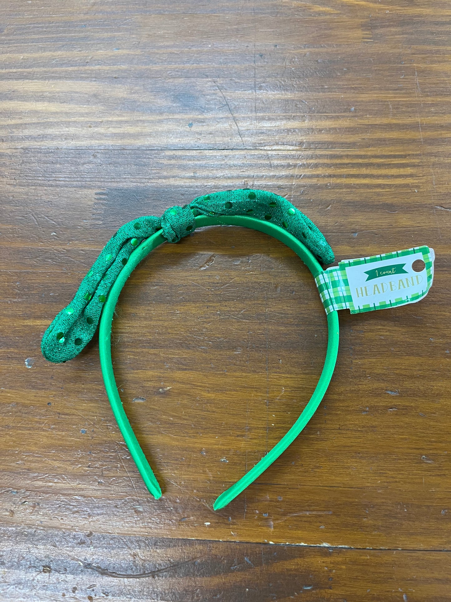 ST. PAT'S BOW HEADBAND