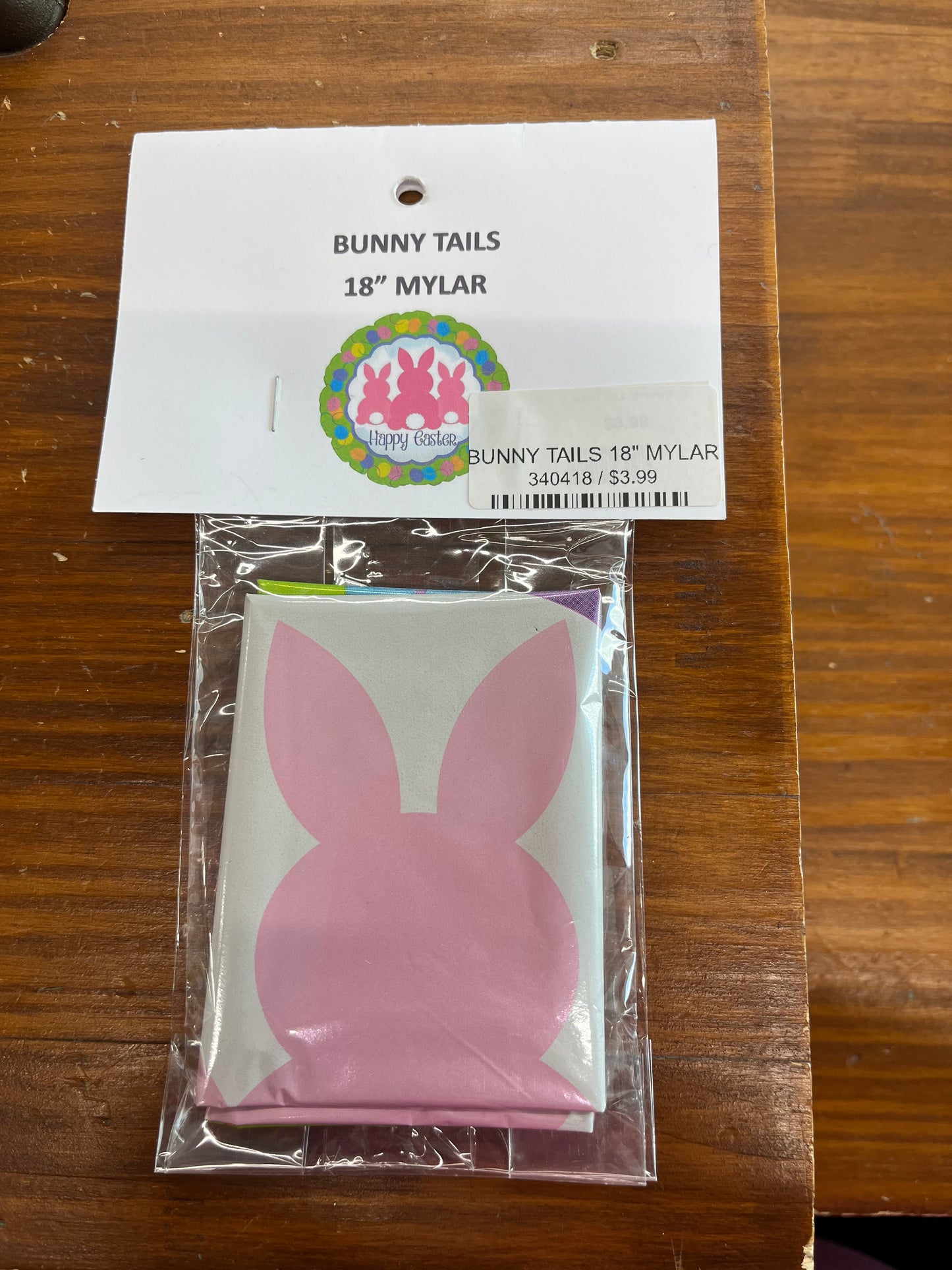 BUNNY TAILS 18" MYLAR