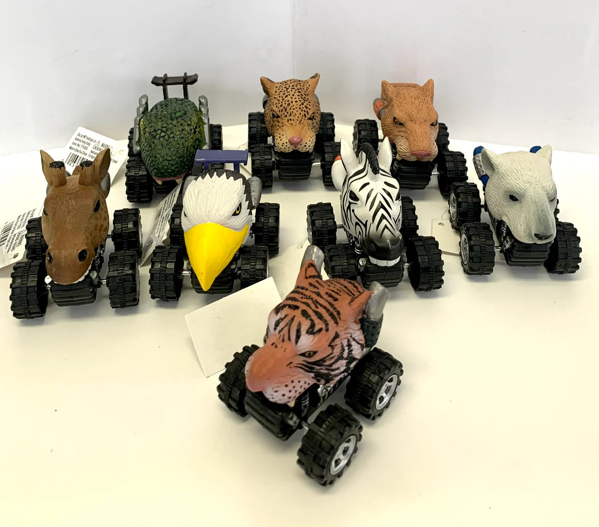 ANIMAL CAR PULL BACKS