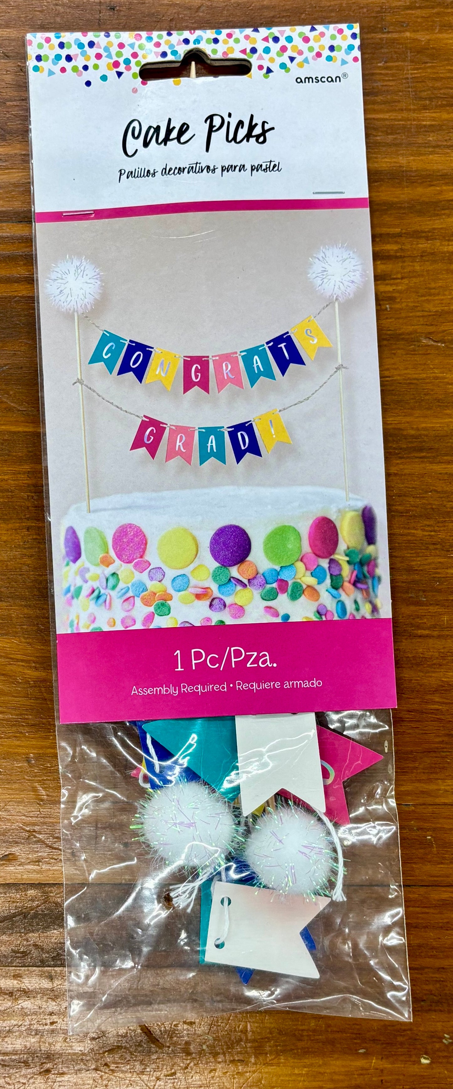 GRAD CAKE PICK - MULTICOLOR