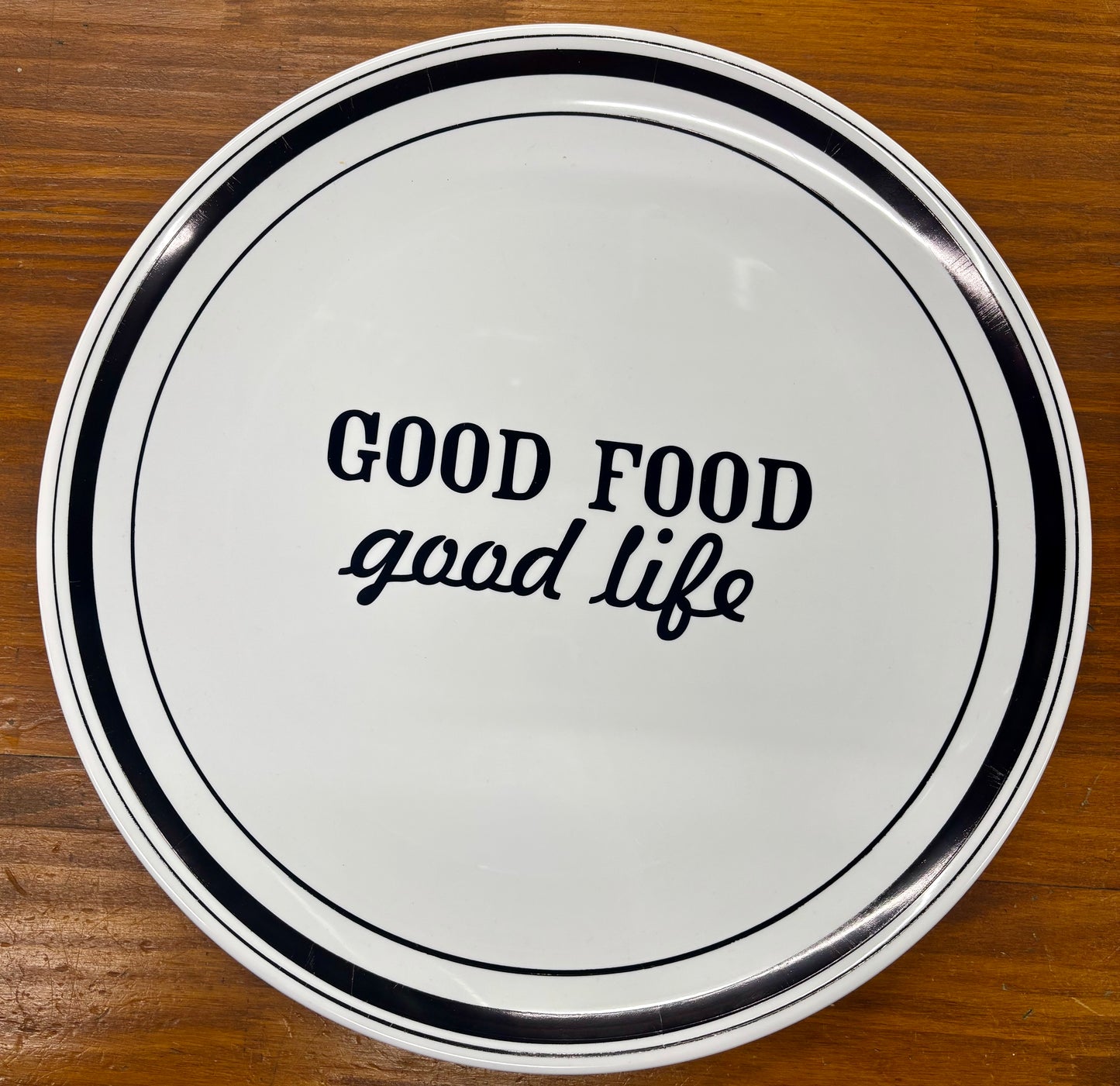EAT & ENJOY ROUND PL PLATTER