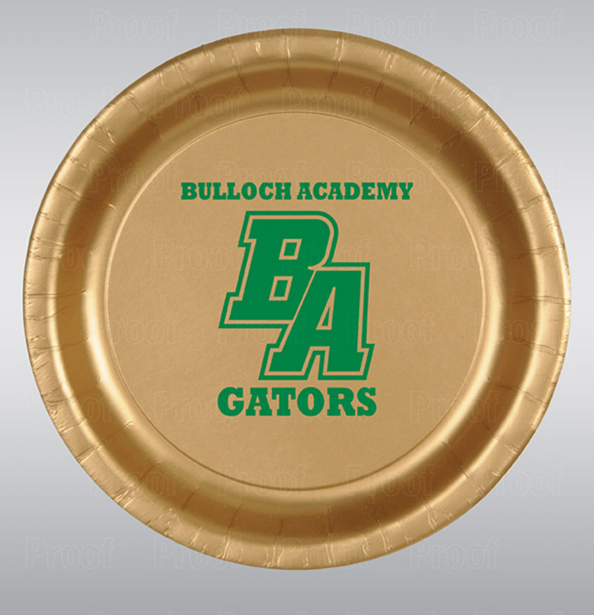 BA GATORS 9" PLATES