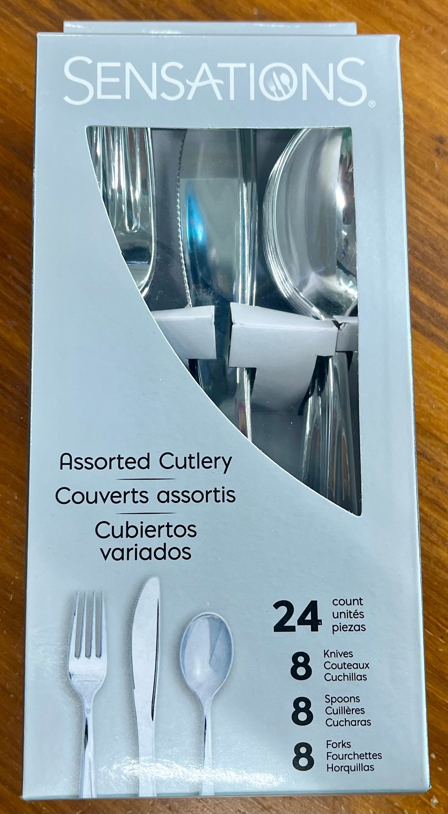 PLASTIC ASST CUTLERY MET SILVER