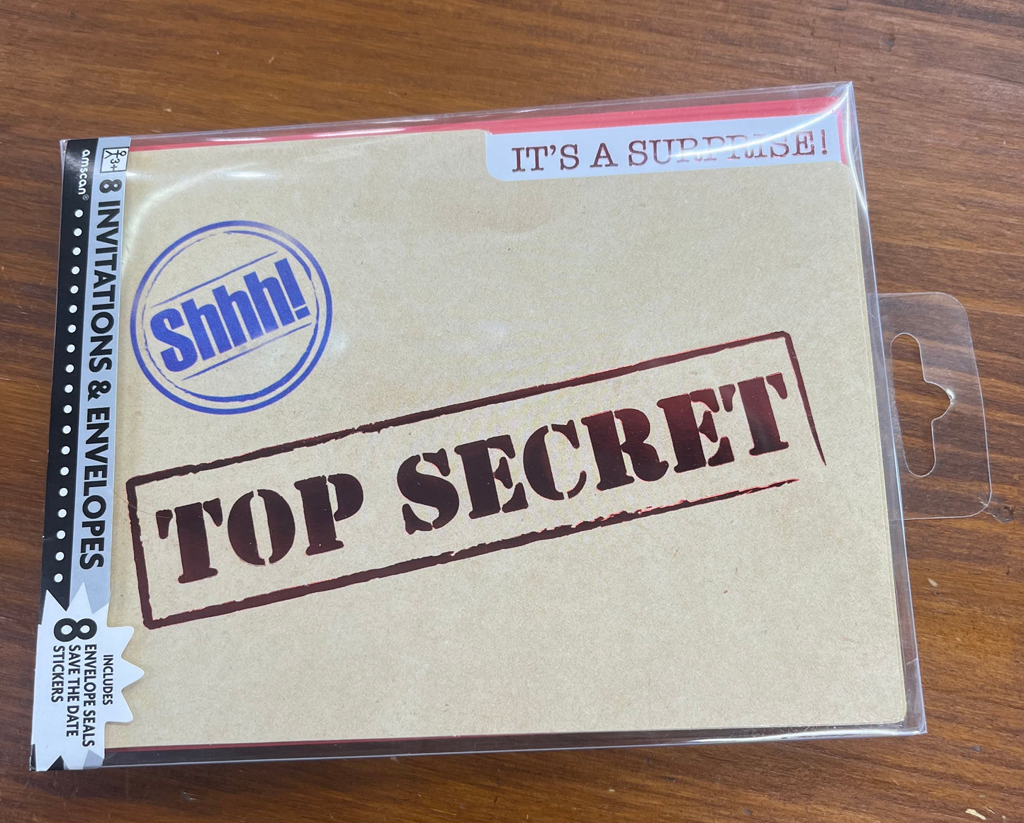 TOP SECRET INVITATIONS