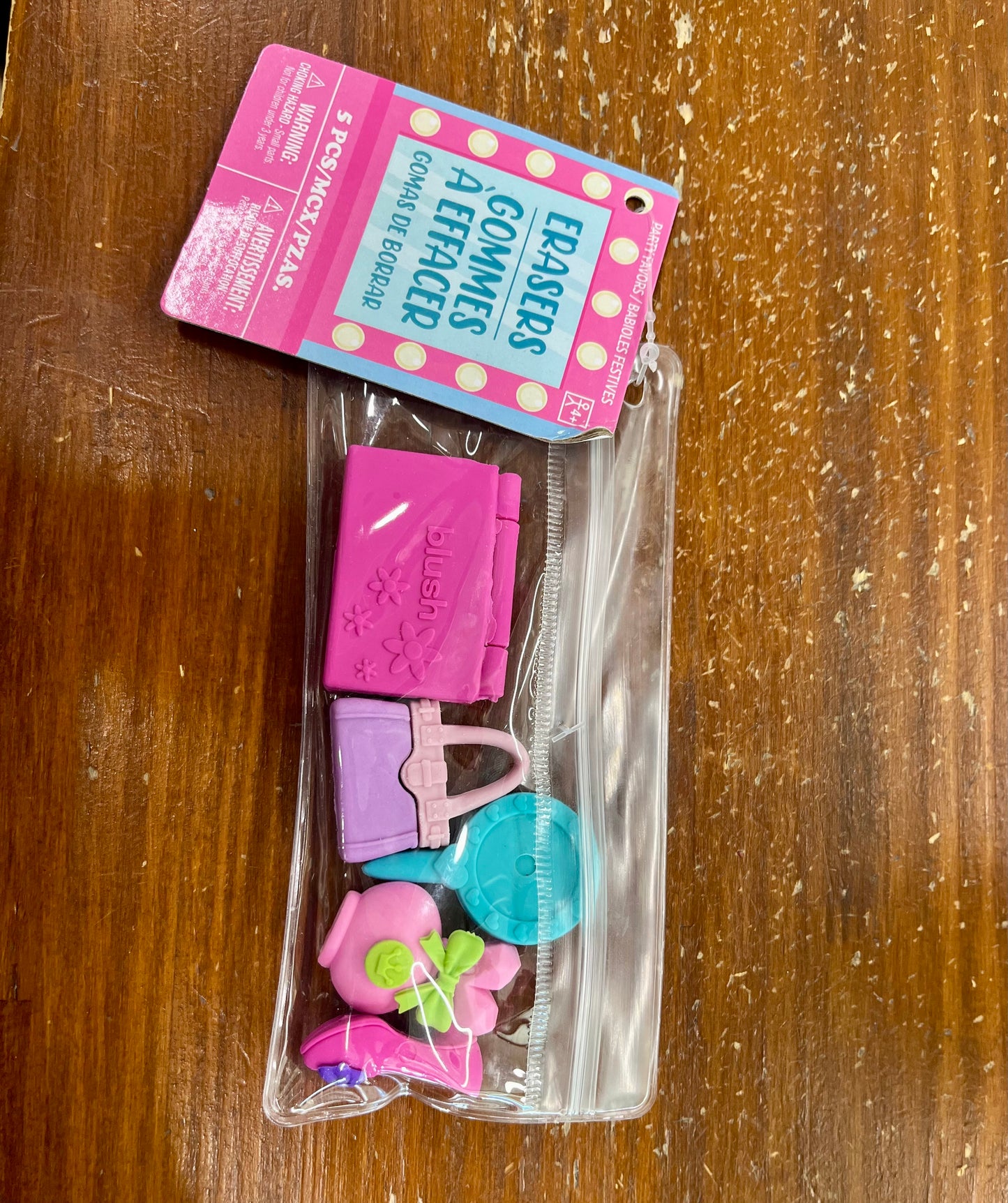SPA PARTY ERASER FAVORS