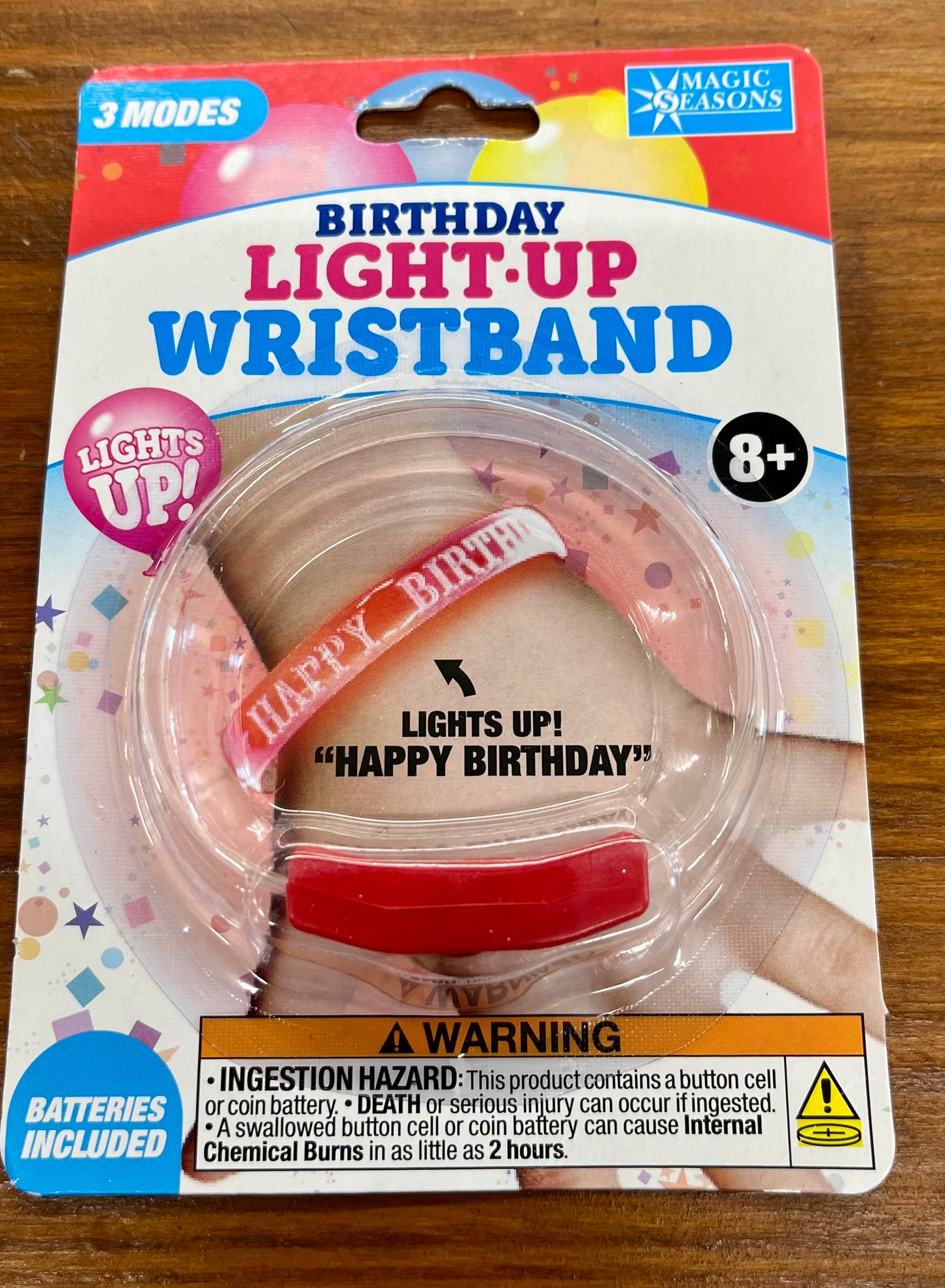BIRTHDAY LIGHT UP WRIST BAND