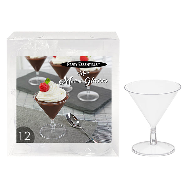 2 OZ MARTINI GLASSES CLEAR