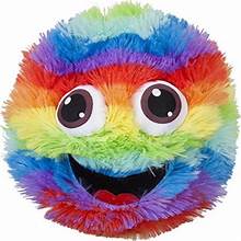 RAINBOW FLUFFY BALL