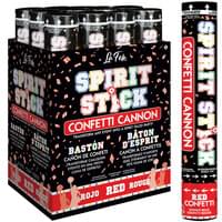 RED CONFETTI SPIRIT STICK