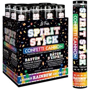 RAINBOW CONFETTI SPIRIT STICK
