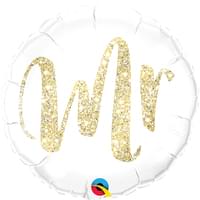 MR GLITTER GOLD 18" MYLAR
