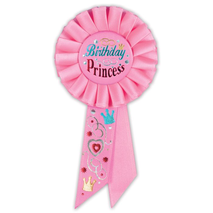 BIRTHDAY PRINCESS ROSETTE