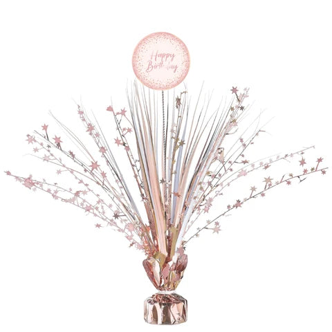 BLUSH BIRTHDAY SPRAY CENTERPIECE