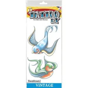 VINTAGE SWALLOWS TATTOO