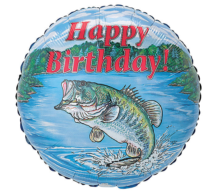LARGE MOUTH BASS HBD 18" MYLAR
