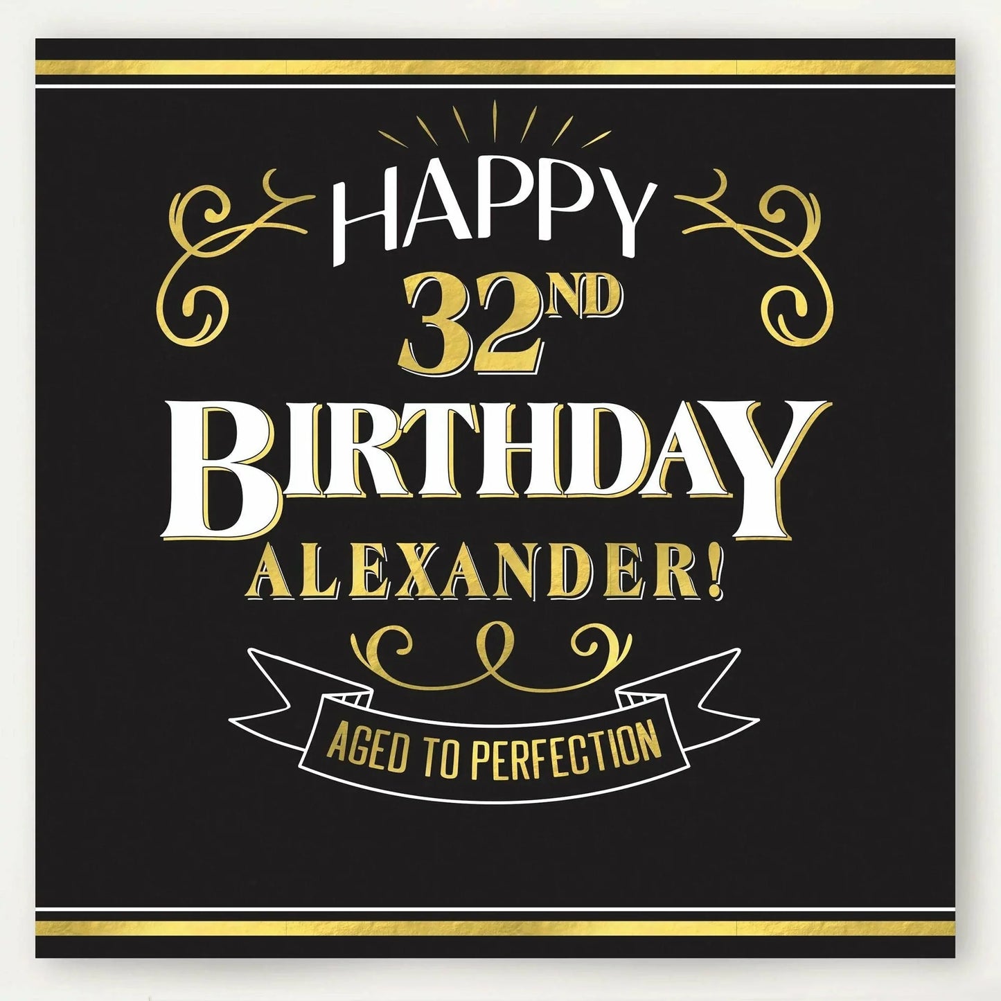BETTER WITH AGE BACKDROP CUSTOMIZABLE